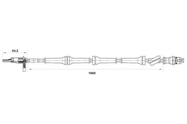 BOSCH 0 265 007 071 - Датчик АБС (ABS)