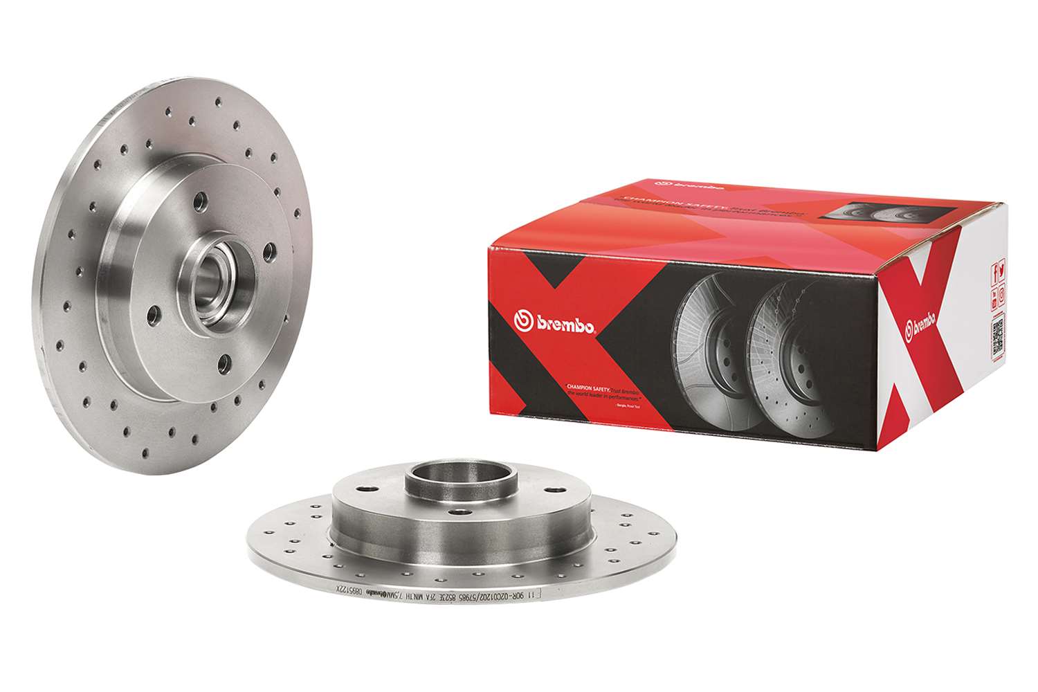 BREMBO 08.9512.2X - Тормозной диск XTRA LINE - Xtra