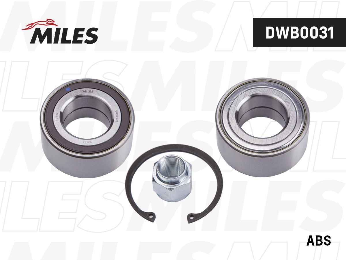 MILES DWB0031 - Ступичный подшипник