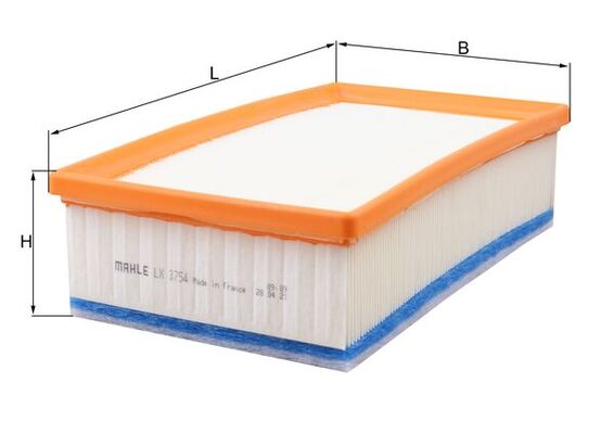 KNECHT LX 3754 - Воздушный фильтр