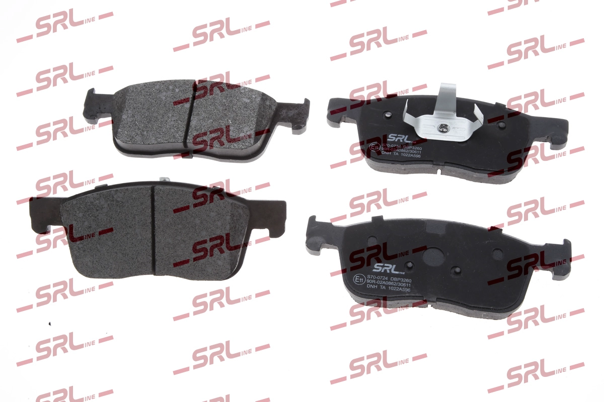 SRLINE S70-0724 - Тормозные колодки 