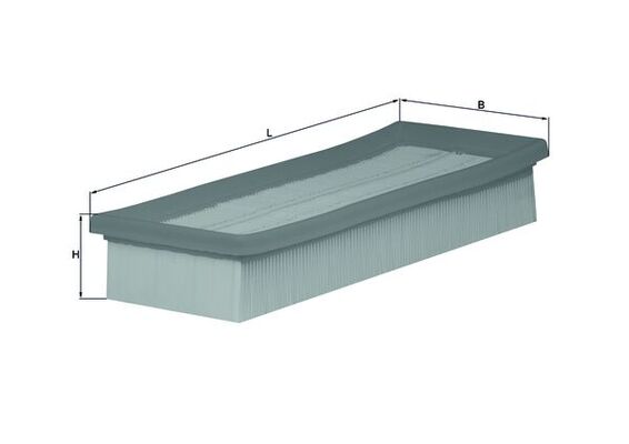 KNECHT LX 1601 - Воздушный фильтр