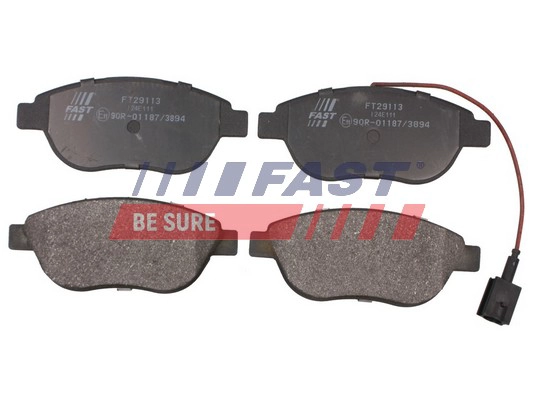 FAST FT29113 - Тормозные колодки 