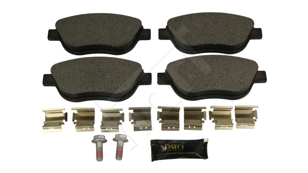 Комплект тормозных колодок, дисковый тормоз PREMIUM LINE