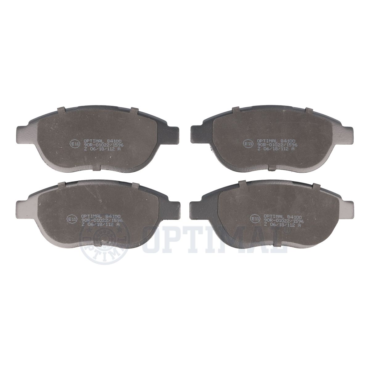 OPTIMAL BP-84100 - Тормозные колодки 