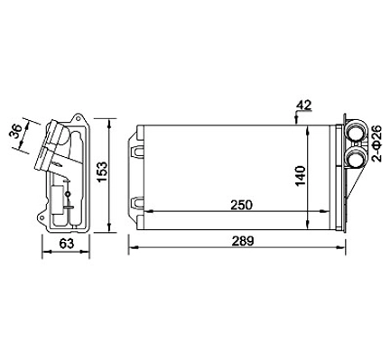 Радиатор печки