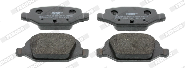 FERODO FDB1324 - Комплект тормозных колодок, дисковый тормоз PREMIER ECO FRICTION