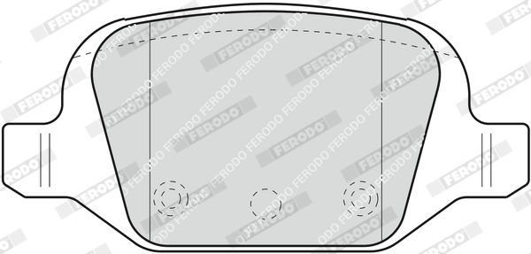 FERODO FDB1324 - Комплект тормозных колодок, дисковый тормоз PREMIER ECO FRICTION