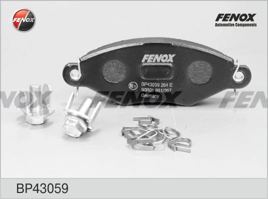 FENOX BP43059 - Тормозные колодки 