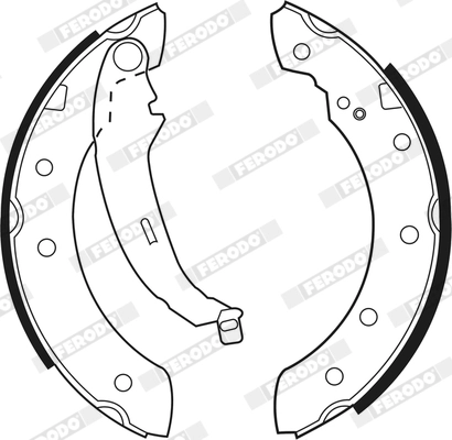 FERODO FSB519 - Комплект тормозных колодок PREMIER
