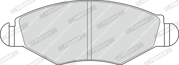 FERODO FDB1378 - Комплект тормозных колодок, дисковый тормоз PREMIER ECO FRICTION