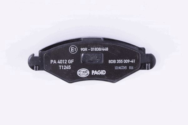 HELLA 8DB 355 009-411 - Тормозные колодки 
