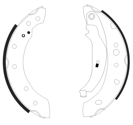 TEXTAR 91061800 - Барабанные колодки