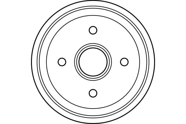 TRW DB4159 - Тормозной барабан