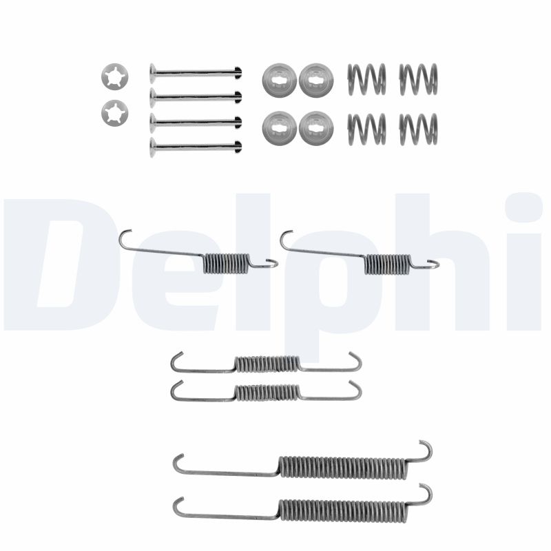 DELPHI LY1229 - Ремкомплект тормозных колодок ручника