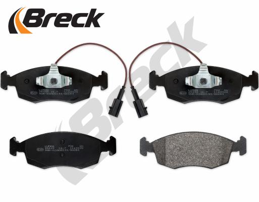 BRECK 25429 00 702 00 - Тормозные колодки 