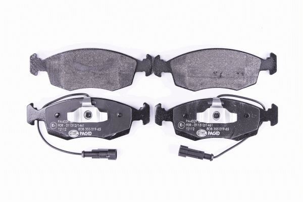 HELLA 8DB 355 019-651 - Тормозные колодки 