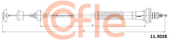 COFLE 11.3028 - Трос сцепления