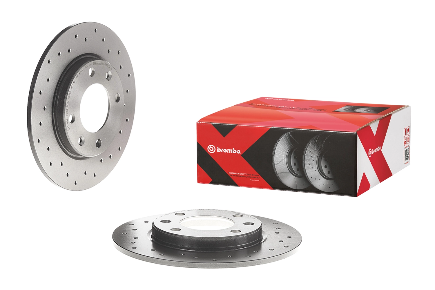 BREMBO 08.5334.1X - Тормозной диск XTRA LINE - Xtra