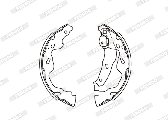 FERODO FSB672 - Комплект тормозных колодок PREMIER