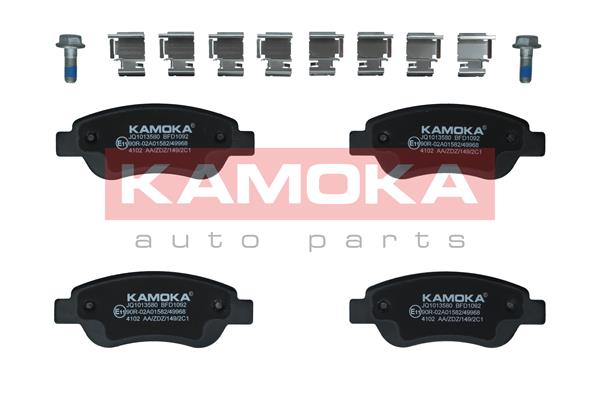 KAMOKA JQ1013580 - Комплект тормозных колодок, дисковый тормоз KAMOKA