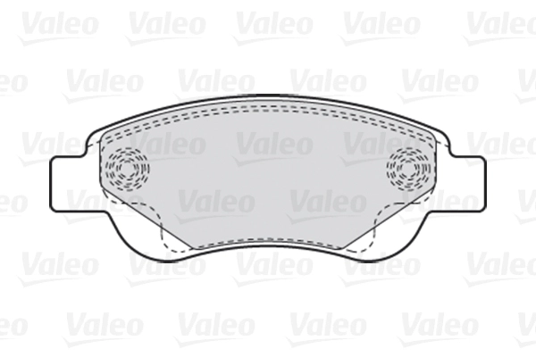 VALEO 301718 - Комплект тормозных колодок, дисковый тормоз FIRST