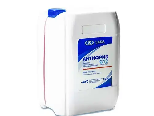 LADA 88888100010082 - ЖИДКОСТЬ ОХЛАЖДАЮЩАЯ ''АНТИФРИЗ'' ''LADA'' G12 (КАРБОКСИЛАТНЫЙ) 10Л.