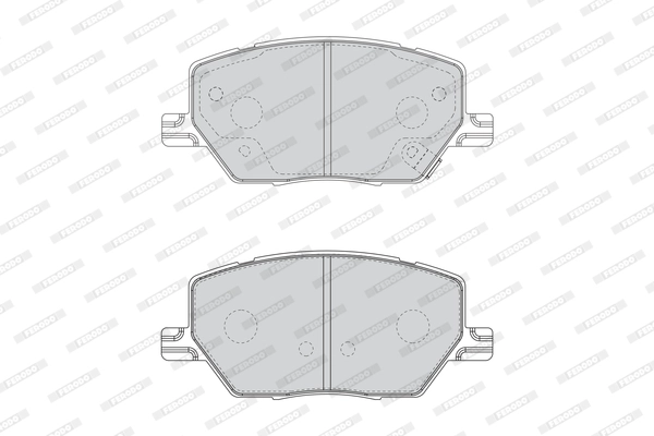 FERODO FDB4688 - Комплект тормозных колодок, дисковый тормоз PREMIER