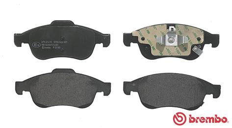 BREMBO P 23 165 - Комплект тормозных колодок, дисковый тормоз PRIME LINE