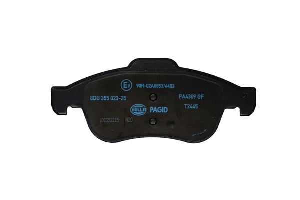 HELLA 8DB 355 023-251 - Тормозные колодки 