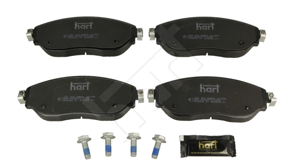HART 252 926 - Комплект тормозных колодок, дисковый тормоз PREMIUM LINE