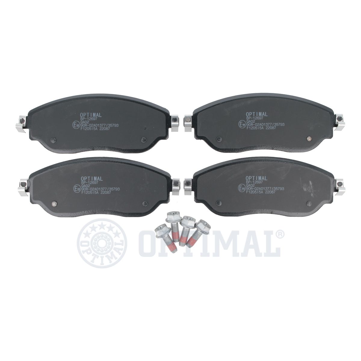 OPTIMAL BP-12697 - Тормозные колодки 