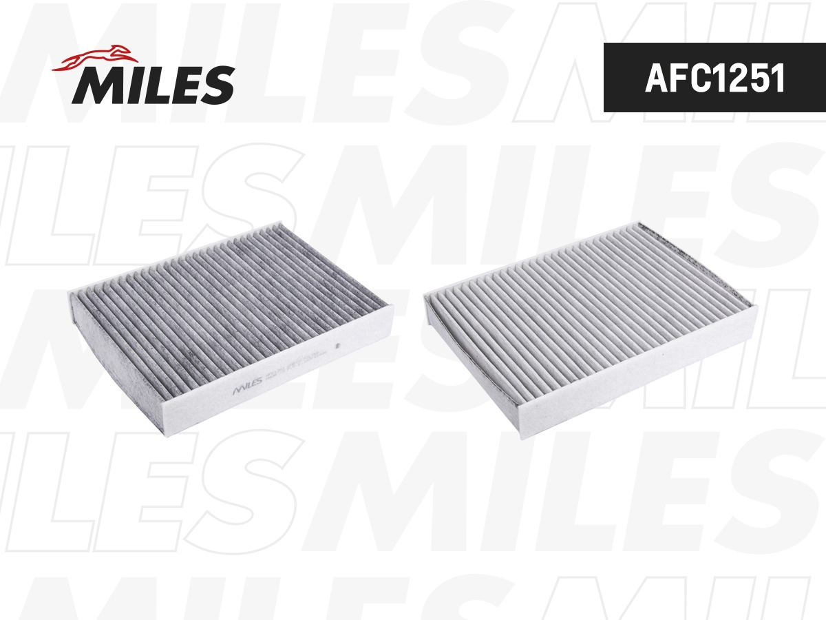 MILES AFC1251 - Салонный фильтр