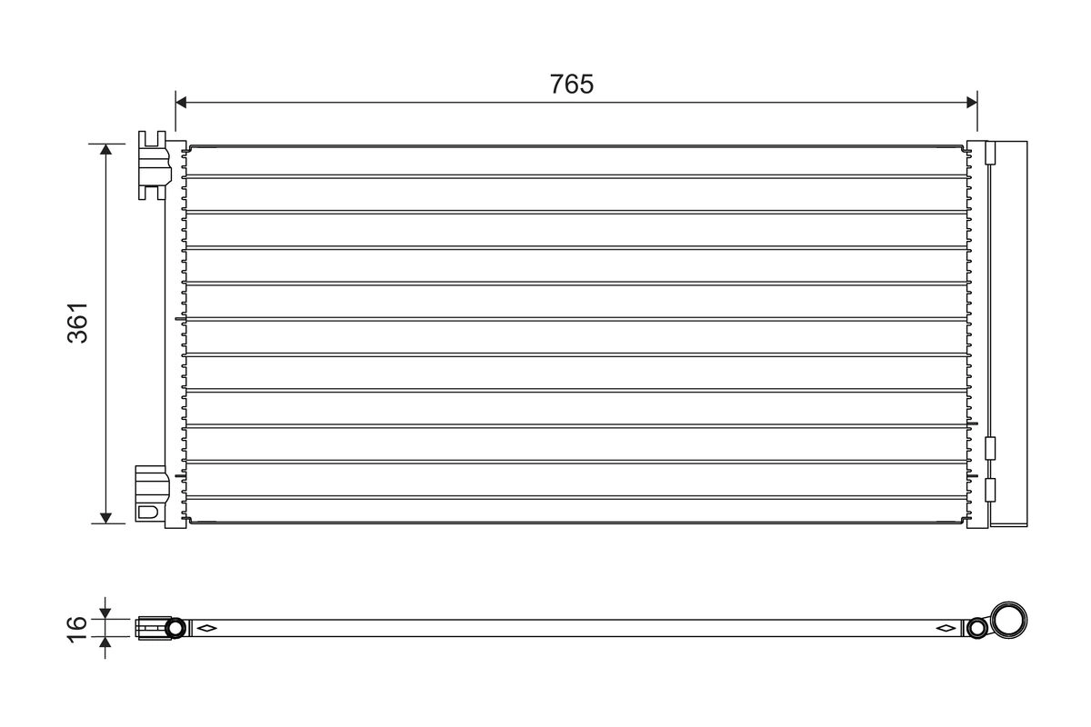 Радиатор кондиционера
