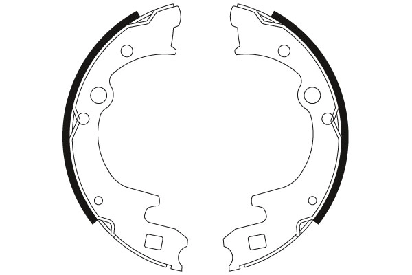 TRW GS8428 - Барабанные колодки