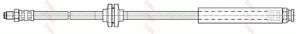 TRW PHB492 - Тормозные шланги