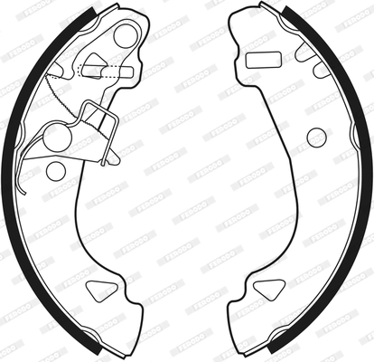 FERODO FSB527 - Комплект тормозных колодок PREMIER