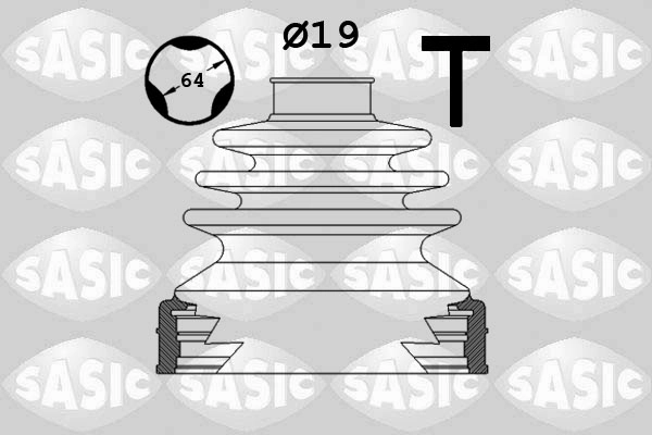 SASIC 1906115 - Пыльник ШРУСа