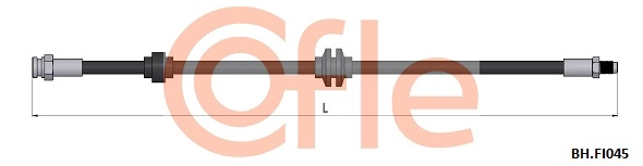 COFLE 92.BH.FI045 - Тормозные шланги