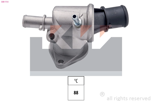 KAWASAKI 580 114 - Термостат