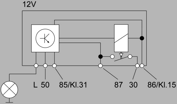 Реле свечей накала