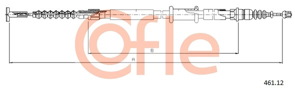 COFLE 461.12 - Трос ручника