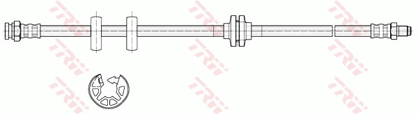 TRW PHB399 - Тормозные шланги