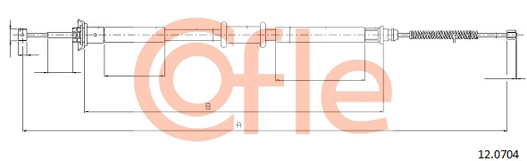 Трос ручника