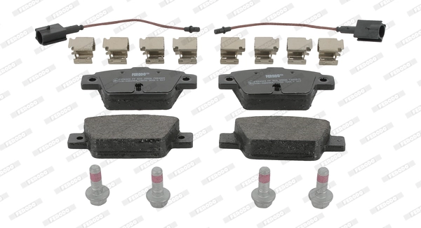 FERODO FDB4829 - Комплект тормозных колодок, дисковый тормоз PREMIER ECO FRICTION