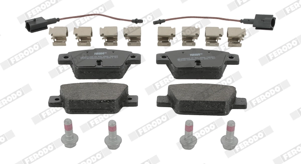 FERODO FDB4829 - Комплект тормозных колодок, дисковый тормоз PREMIER ECO FRICTION