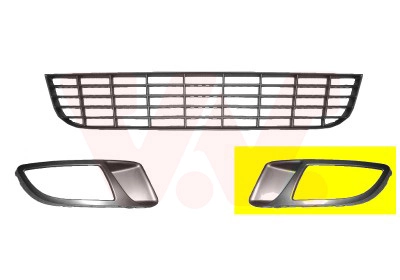 VAN WEZEL 1629593 - Решетка бампера