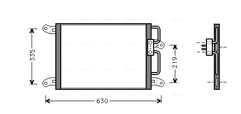 Радиатор кондиционера