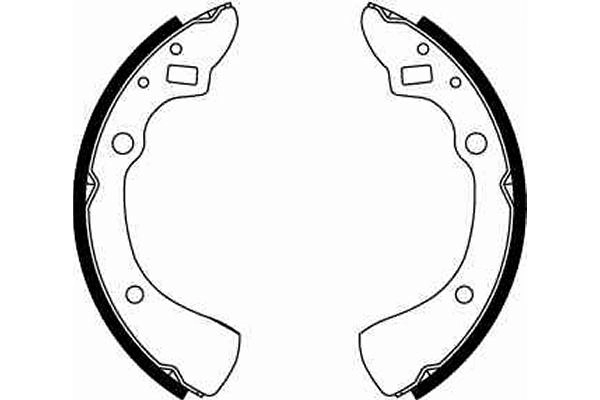 TRW GS8125 - Барабанные колодки