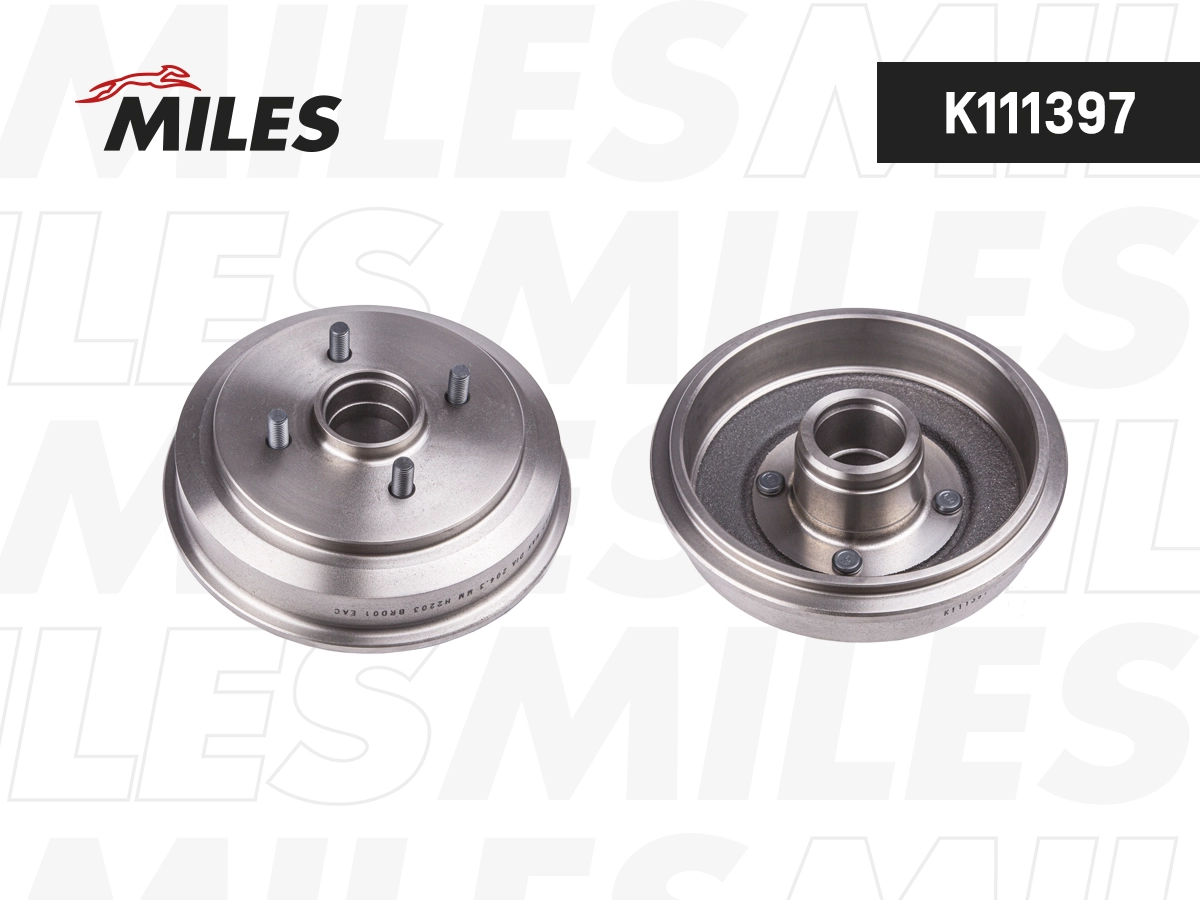 MILES K111397 - Тормозной барабан